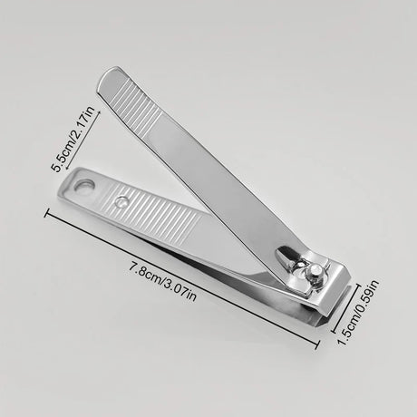 Nail Clippers Professional Metal Nail Cutter Nail Trimmer Fingernail Cutters with Nail File Sharp Manicure Tools For Adult Women