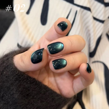 12ml 1-21pcs Brown Gold Cat Eye Gel Nail Polish Hot Selling Winter Whitening Magnet Gel Polish Gold Nails Nail Supplies Nail Art