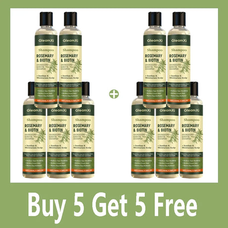 Rosemary Hair Regrowth Shampoo Thickening & Strengthening Shampoo with Hydrolyzed Keratin for Thinning Hair & Hair Loss