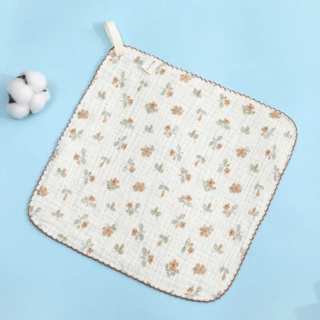 Washcloth Facecloth Baby Cotton Square Towels Handkerchief Muslin Cloth Feeding Bib Infant Wash Hand Face Wipes