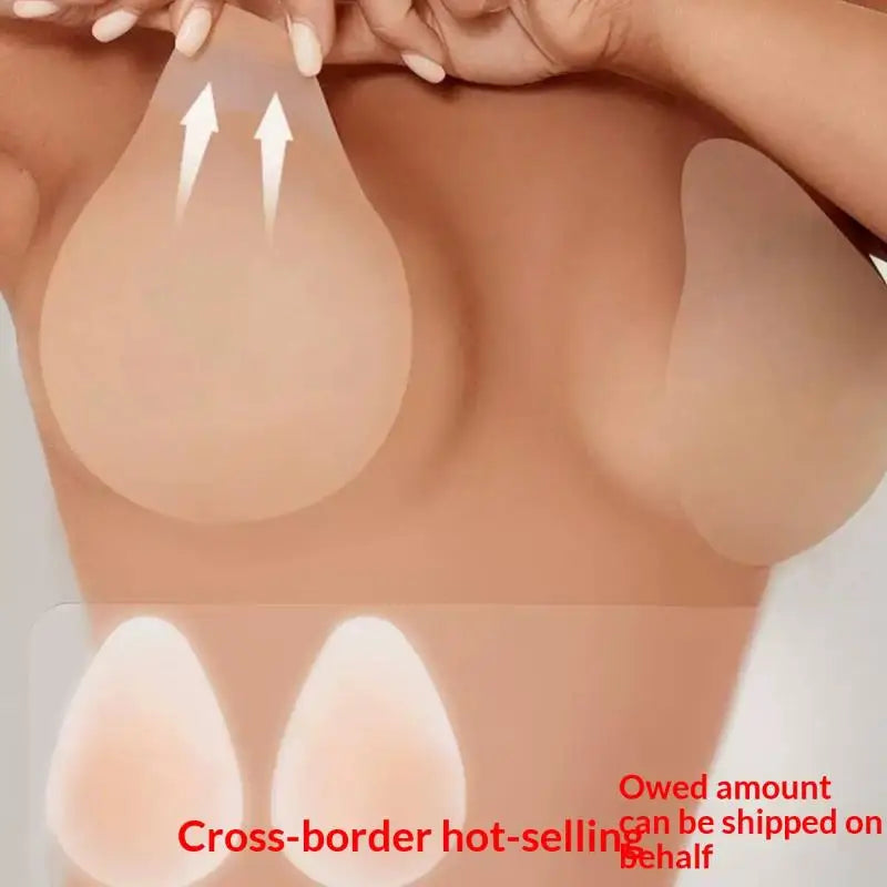 No Glue Sticky Nipple Cover Plunge Droplet Invisible Bra Ultra Thin Seamless Silicone Stickers Lifting Breast Pads Pasties