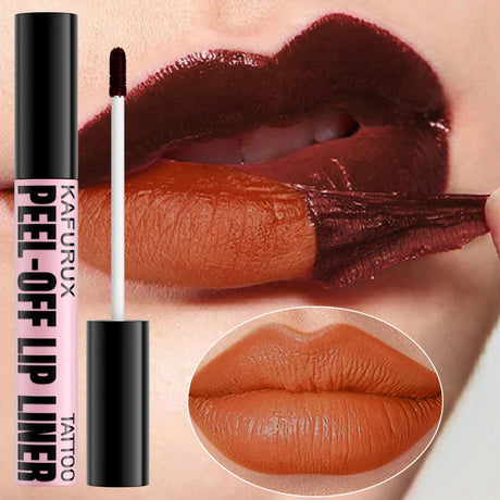 7 Colors Peel Off Lip Stain Reveal Long Lasting Waterproof Pink