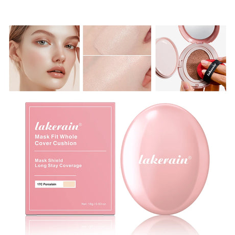 Lakerain Cushion Foundation Korean Makeup Base Mist Foundations Makeup Full Coverage Long-lasting Cc Cream Sunscreen Cosmetic