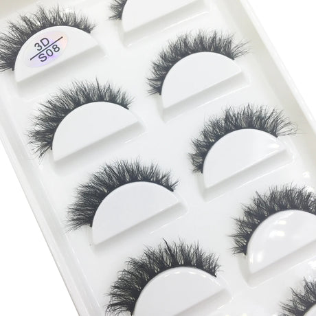 33 Style 10/50/100 Boxes 5 Pairs Natural 3D Mink False Eyelashes Makeup Fake Eye Lashes Faux Cils Make Up Beauty Tools Wholesale