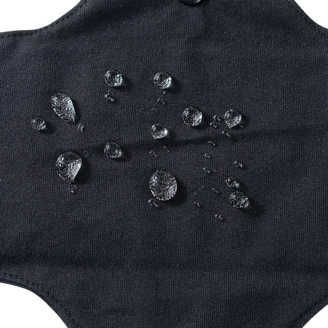 3Pcs Black Pure Cotton Reusable Menstrual Pads Reusable Sanitary Waterproof Cloth Pads For Heavy Flow Large Sanitary Pads Set