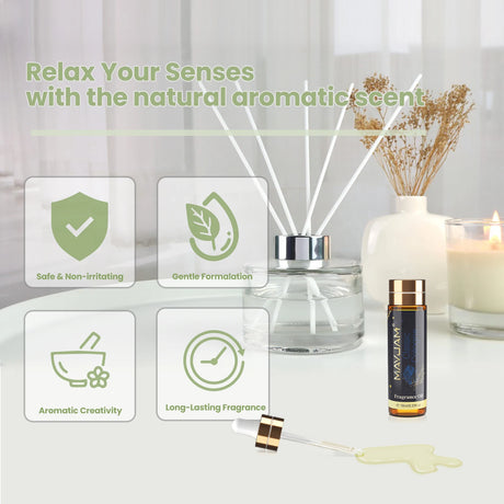 MAYJAM Fragrance Oil Classic Cologne Bay Rum for men,Oriental Charm Scent for Woman 10ml New Arrival Aroma Oils