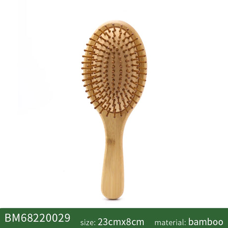 Bamboo Hair Brush Women Styling Hair Comb Hairbrush Wide Teeth Bamboo Combs for Hair Smooth Massage Scalp Brush Barber Comb