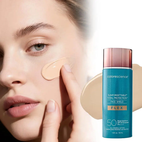 Colorescience Sunforgettable Total Protection Foundation Makeup with SPF - Natural Tinted Moisturizer for All Skin Types