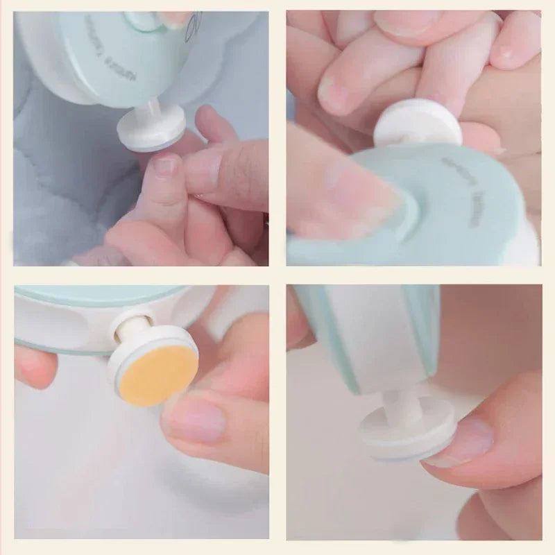 Electric Baby Nail Trimmer Kid Nail Polisher Tool Baby Nail Clipper Cutter for Newborn Baby Hygiene Kit Infant Manicure Scissors