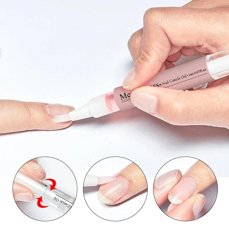 Nail Nutrition Oil Pen Nail Strengthener for Thin Nails And Growth 6 Smells Nail Treatment Cuticle Revitalizer Oil Manicure Nail