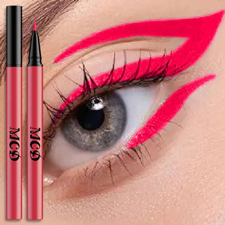 8Colors Liquid Eyeliner Neon Colored Pen Waterproof Uv