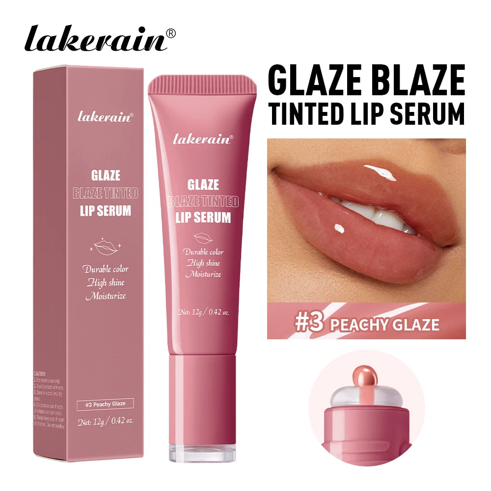 Lip Gloss Glowy Balm Tinted Lip Moisturizer Repairing Nourishing Lip Tint Glow Liquid Lip Gel Hydrating Lips Care
