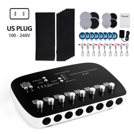 Microcurrent Muscle Stimulator EMS Tens Body Shaping Massage Breast Enhancement Neck Shoulder Back Arm Leg Massage Machine