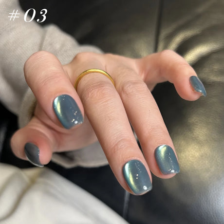 12ml 1-21pcs Brown Gold Cat Eye Gel Nail Polish Hot Selling Winter Whitening Magnet Gel Polish Gold Nails Nail Supplies Nail Art