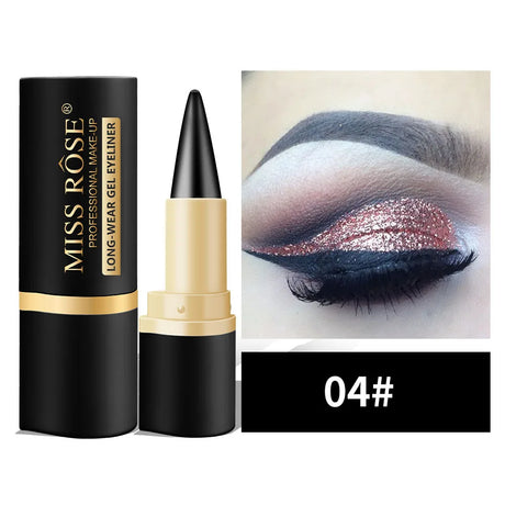 Eyeliner Pencil Natural Black Eyeliner Cream for Women Eye Liner Waterproof Smudge Smoky Eyeshadow Palette Halloween Makeup
