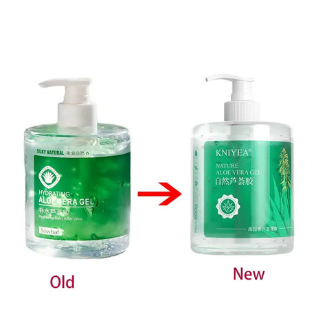 Hydrating Aloe Vera Gel 500g Moisturize Control Oil Shrink Pores Replenish Water Brighten Skin Color Repair After Sun