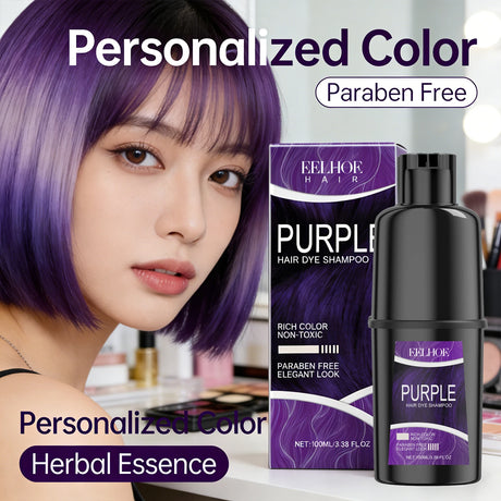 Hair Dye Shampoo Quick Hairdressing Maintain Lasting Color Effect Softening Hair Improve Gloss Herbal Essence Hair Color Shampoo