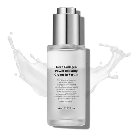 Korean Silk Collagen Essence Serum Deep Collagen Intensive Revitalizing Essence Cream Peptide Firming Face Women Hydrating Care