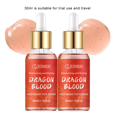 JUINHOU Dragon Blood Hydration Serum Infused With Dragon's Blood Extract Niacinamide Brighten Skin Refines Pores Bouncy All Day