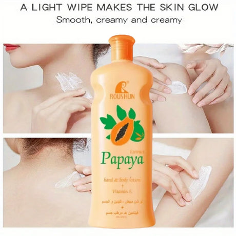 Papaya Body Lotion Body Lotion Moisturizing Body Lotion Four Seasons Skin Rejuvenation Hydrating Lotion Nourishing