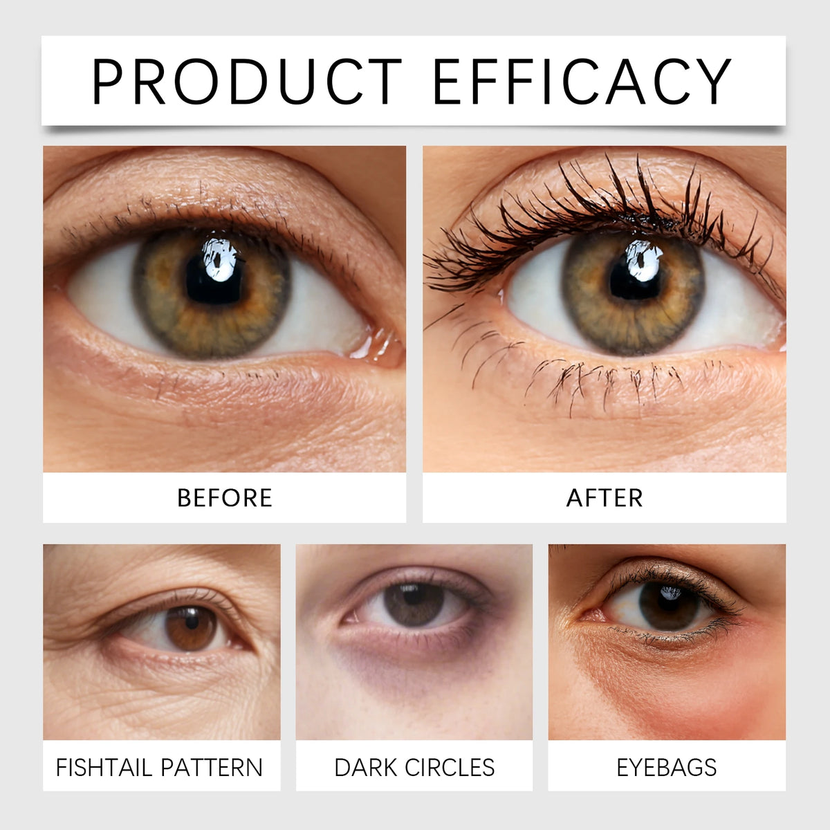 Collagen Under Eye Patches 8 Pairs Hydrogel Eye Mask for Dark Circles Puffy Eyes Wrinkles Intense Moisturizing Firming Treatment