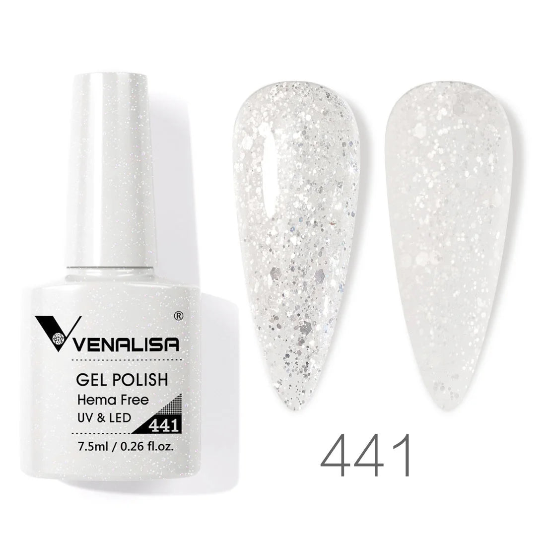 VIP5 Venalisa Nail Gel Polish Jelly Color HEMA/TPO FREE Nude Pink Semi Permanent Soak Off UVLED Gel Polish Sparkle Gel Varnish