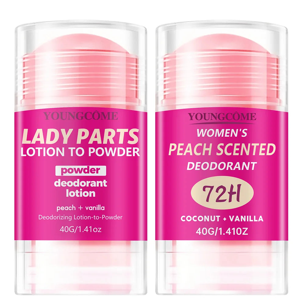 Body Odor Remover Antiperspirant Stick Peach Deodorant Underarm Removal For Women Man Honey Peach Stick Deodorant Stick 40g