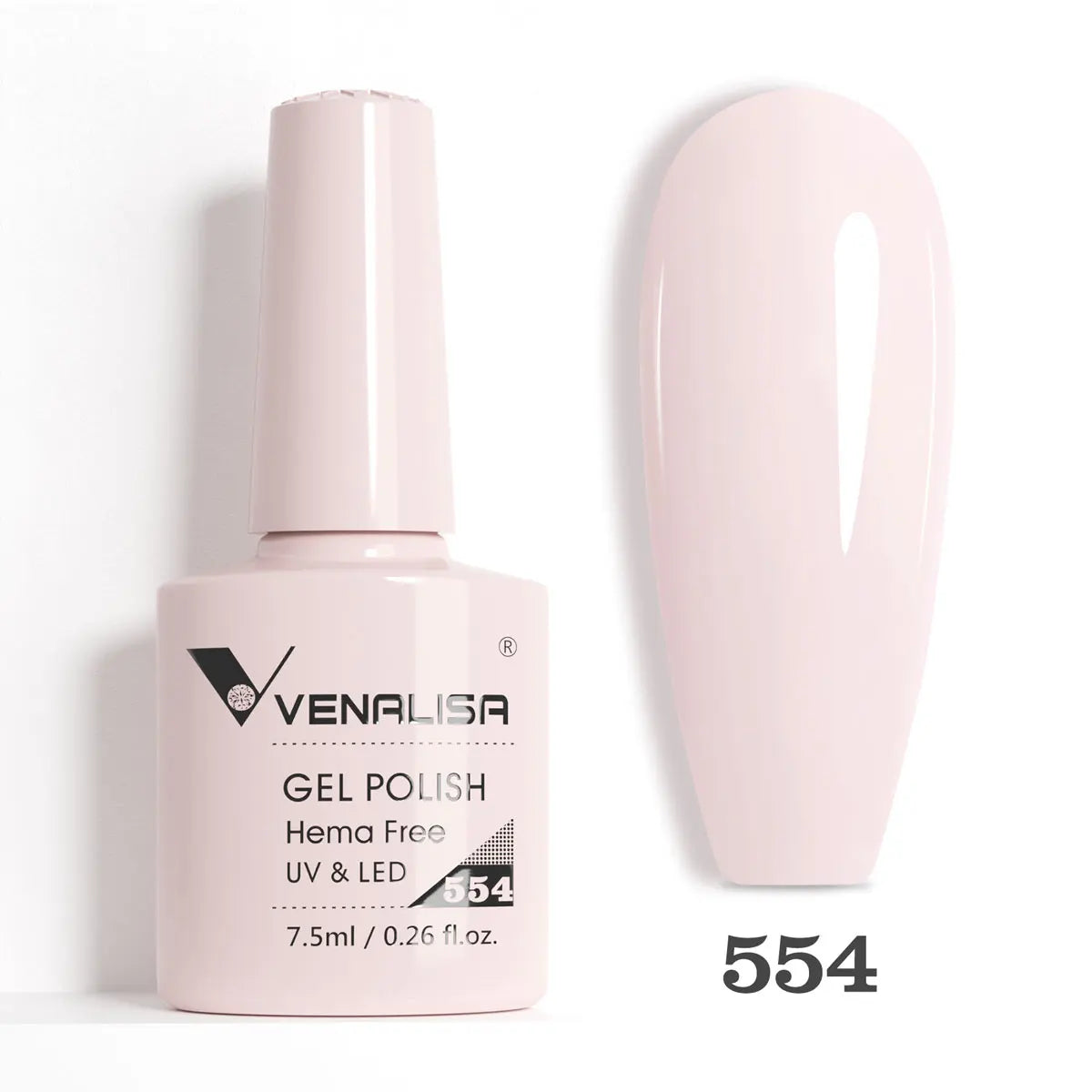 VIP5 Venalisa Nail Gel Polish Jelly Color HEMA/TPO FREE Nude Pink Semi Permanent Soak Off UVLED Gel Polish Sparkle Gel Varnish