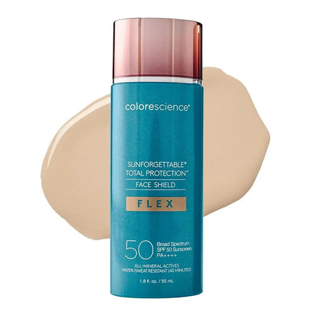 Colorescience Sunforgettable Total Protection Foundation Makeup with SPF - Natural Tinted Moisturizer for All Skin Types