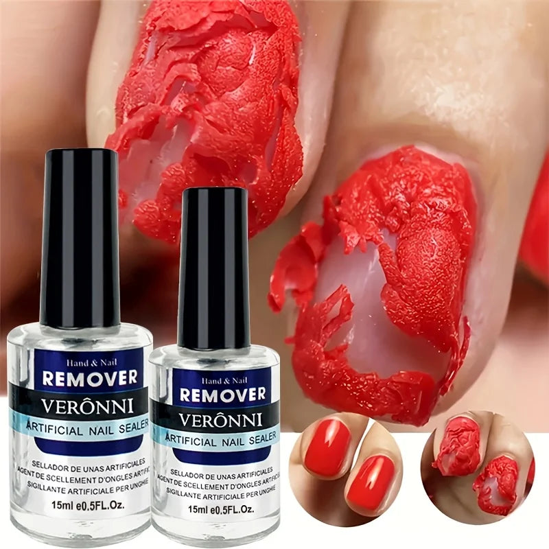 Crack-Free Nail Glue Remover, Non-Damaging Cuticle Oil, Acetone-Free Nail Polish Remover for Light Relax Nails