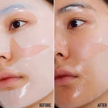 10pcs Korean Collagen Anti Wrinkle Facial Mask Fade Fine Lines Anti Aging Firm Skin Moisturizing Brightening Skincare Mask