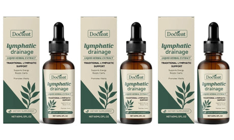 Docteat Lymphatic Drainage Liquid Herbal Extract with Boosts Clarity Supports Energy and Promotes Vitality Easy To Use 60 ML