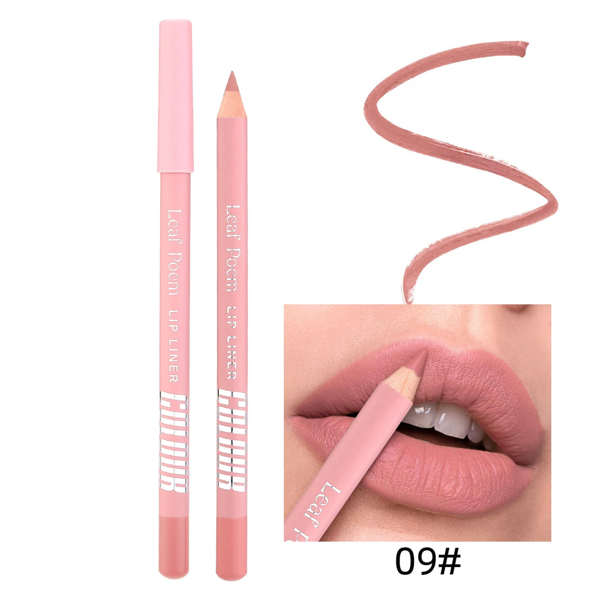8 Colors Waterproof Lip Liner Pencil Long Lasting Sexy Dark Red Pink Matte Lipstick Pencil Natural Lipliner Pen Red Contour Tint