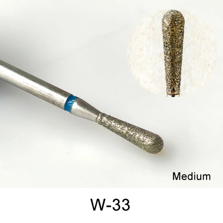 Diamond Ceramic Nail Drill Bits Milling Cutter For Manicure Left Right Rotary Cuticle Files Buffer DIY Nails Accessories Tools