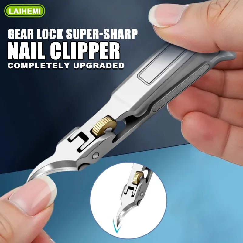 Upgraded Ingrown Nail Clippers, Equipped with Nail File and Gear Lock, Suitable for Thick Nails and Ingrown Nails