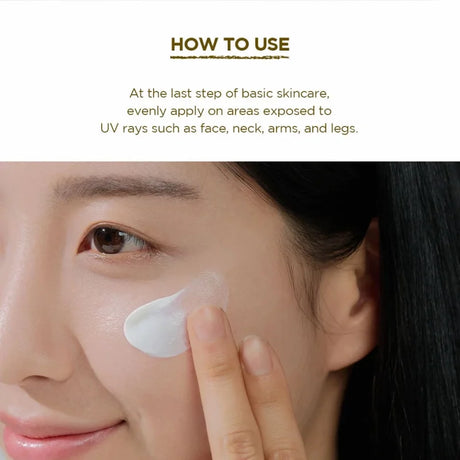 Korean Madagascar Centella Soothing Whitening Cream & Air-Fit Suncream Light SPF30 PA++++ Daily Sun Protection Skincare Products