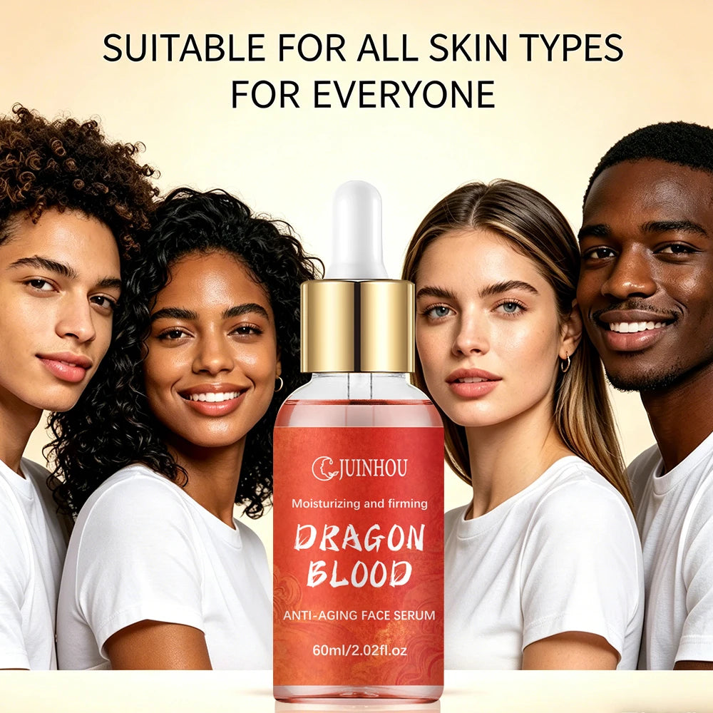JUINHOU Dragon Blood Hydration Serum Infused With Dragon's Blood Extract Niacinamide Brighten Skin Refines Pores Bouncy All Day