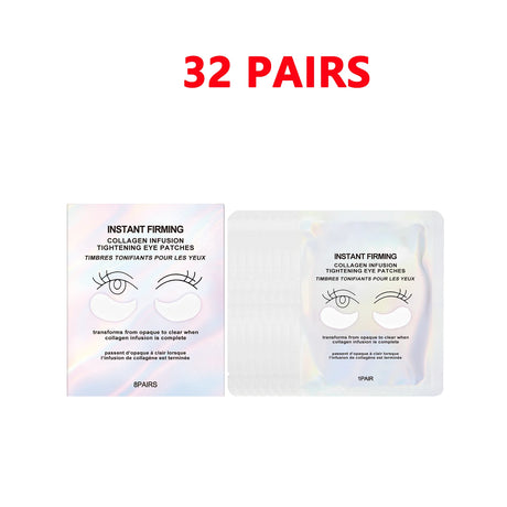 Collagen Under Eye Patches 8 Pairs Hydrogel Eye Mask for Dark Circles Puffy Eyes Wrinkles Intense Moisturizing Firming Treatment
