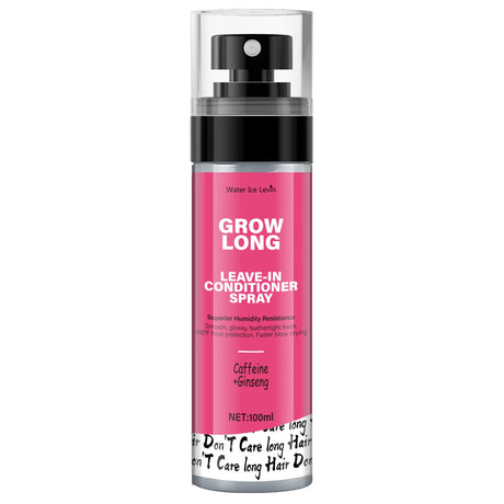 Leave-In Conditioner Spray and Smoothing Agent, Long-Lasting Biotin - Anti-Frizz Deep Conditioner for Split Ends and Breakage - with Vitamin E, Caffeine, and Ginseng, Suitable for Curly, Dry, and Damaged Hair