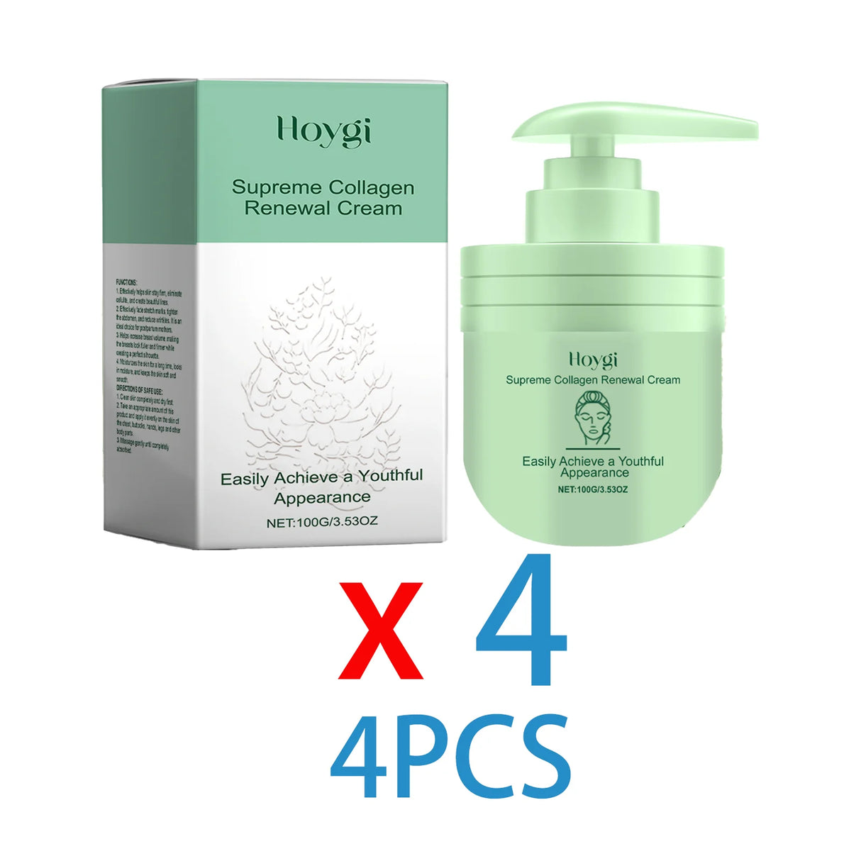 Hoygi Collagen Body Lotion for Dry Skin Hydrating Firming Cream with Niacinamide Smooth Skin Daily Moisturizer for Women 100g