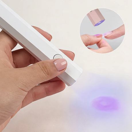 1pcs UV/LED Nail Lamp Set Handheld Light with Stand Rechargeable USB Gel Polish Nail Dryer For Quick Curing Manicure Tool