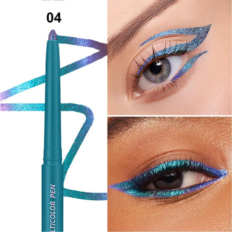 Color-Changing Eyeshadow Stick Multi Chrome Eyeliner Waterproof