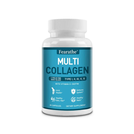 Multi Collagen - Nourishes The Skin, Slows Down Aging, Promotes Healthy Hair, Strong Nails, and Improves Intestinal Digestion