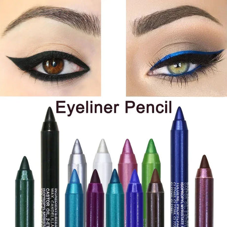 6 Color Colourful Eyeliner Pen High Pigment Pearly Shimmer