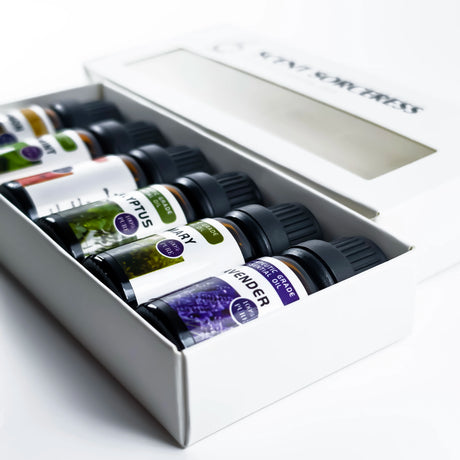 2026 Christmas Pure Lemon Sweet Orange Eucalyptus Lavender Peppermint Rosemary 6Pcs/Set Massage Aromatic Essential Oil Set Gift