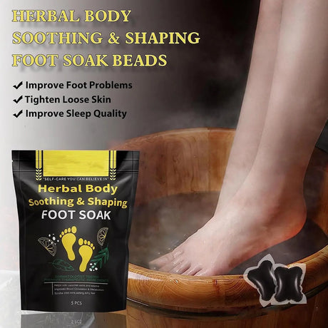 50Pcs Herbal Detox Cleansing Foot Soak Beads, Natural Relaxing Massage for Men and Women
