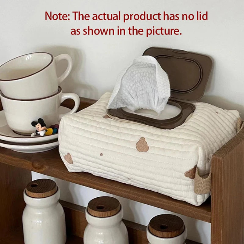Pouch for Wipes Dispenser Box Baby Wipe Pouch Water Tissue Holder Baby Wet Wipes Case Maengu Tissue Box