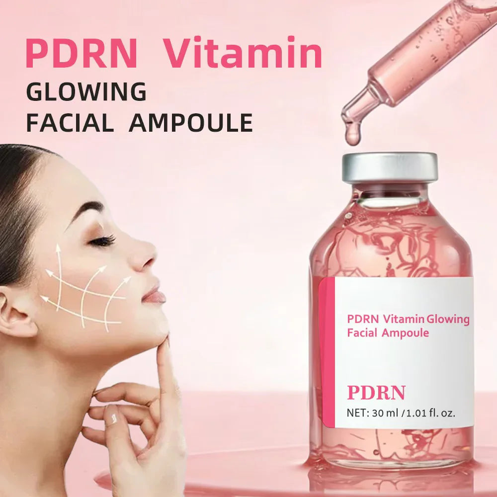 Deep Collagen Essence Peptide Activation Pink PDRN Stem Cell Ampoule Brightening Moisturizing Skincare