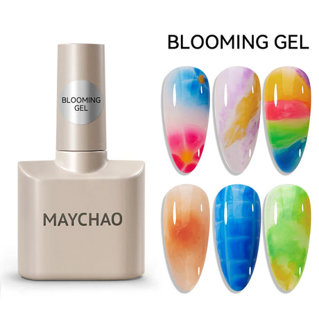 MAYCHAO Gel Nail Polish 12ML Full Coverage Base Top Coat Soak Off Gel Polish UV LED Gel Semi Permanent Varnishes Design Nail Art