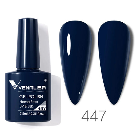 VIP5 Venalisa Nail Gel Polish Jelly Color HEMA/TPO FREE Nude Pink Semi Permanent Soak Off UVLED Gel Polish Sparkle Gel Varnish